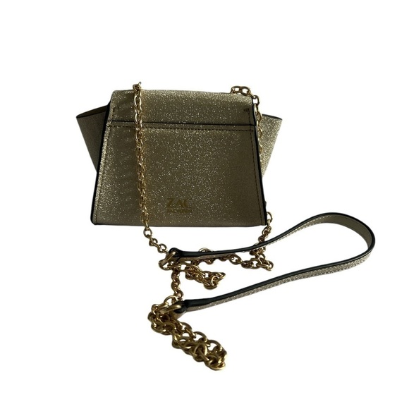 ZAC ZAC POSEN EARTHA MINI
GLITTERED CHAIN CROSSBODY BAG IN Gold - Picture 3 of 7